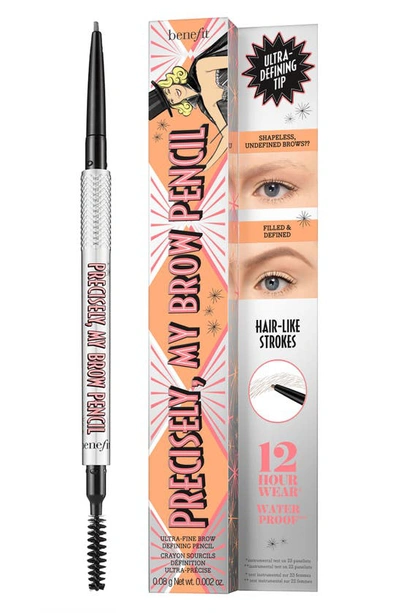 Benefit Cosmetics Precisely, My Brow Pencil Waterproof Eyebrow Definer Shade 3 0.002 / 0.08g In 03 Warm Light Brown