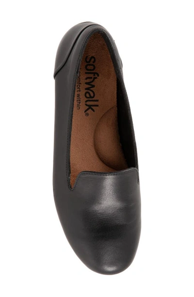 Shop Softwalk ® Shelby Flat In Black