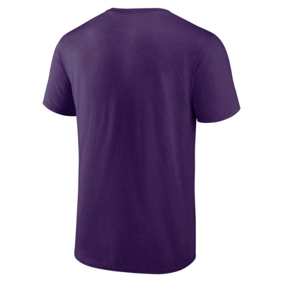 Shop Fanatics Branded Black/purple Baltimore Ravens Two-pack T-shirt Combo Set