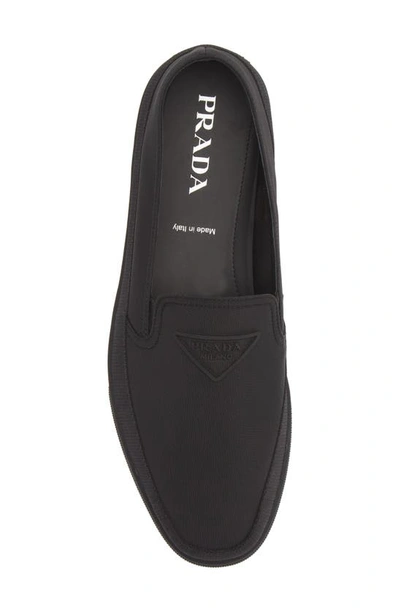 Shop Prada Cannes Slip-on Sneaker In Nero