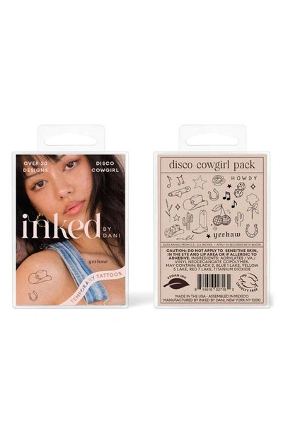 Shop Inked By Dani Disco Cowgirl Temporary Tattoos In Black