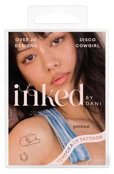 Shop Inked By Dani Disco Cowgirl Temporary Tattoos In Black