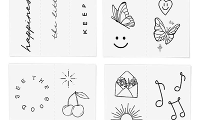 Shop Inked By Dani Feel Good Temporary Tattoos In Black