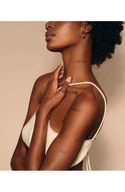 Inked By Dani Lucky Girl Temporary Tattoos In Black
