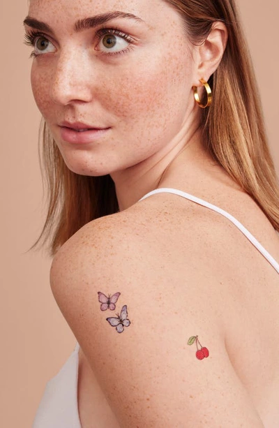 Shop Inked By Dani Retro Little Temporary Tattoos In Multi