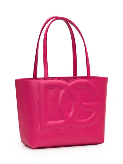 Shop Dolce & Gabbana Dg Shopping Bag Small In Pink