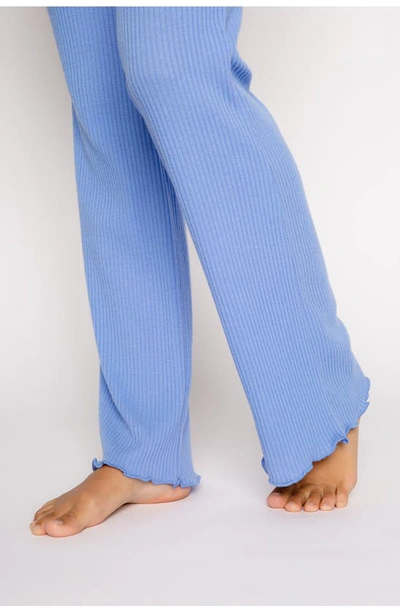 Shop Pj Salvage Reloved Rib Pajama Pants In Periwinkle