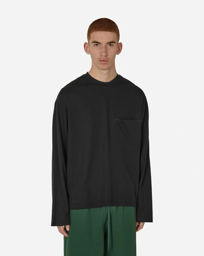 Shop Nike Sportswear Dri-fit Longsleeve T-shirt In Black