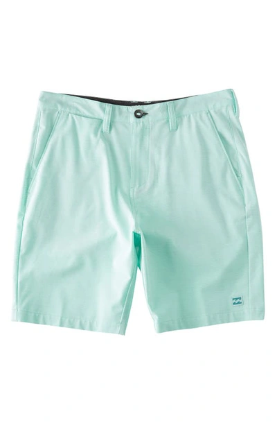 Shop Billabong Crossfire Hybrid Shorts In Minty