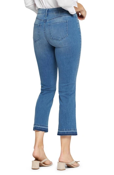 Shop Nydj Marilyn Cool Embrace® Release Hem High Waist Ankle Straight Leg Jeans In Stunning