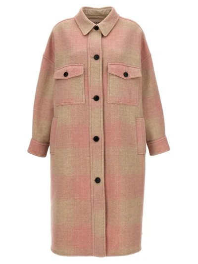 Shop Marant Etoile Fontizi Coats, Trench Coats Pink
