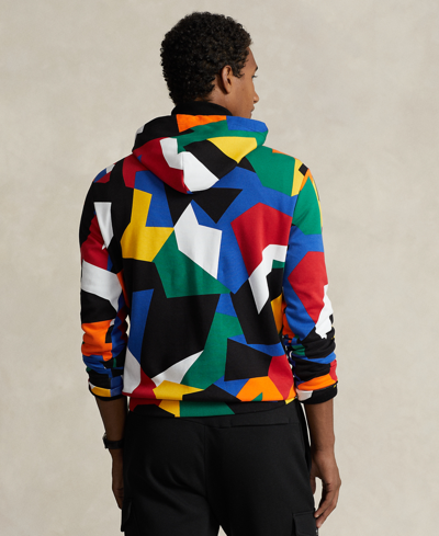 Shop Polo Ralph Lauren Men's Abstract Double-knit Hoodie In Active Camo