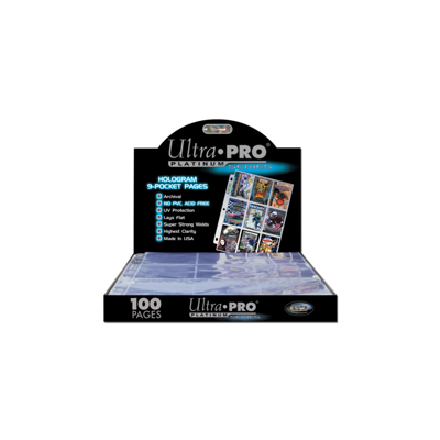 Shop Just Play 100 Ultra Pro Platinum 9 Pocket Sheets In Multi