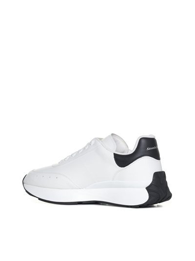 Shop Alexander Mcqueen Sneakers In White/black