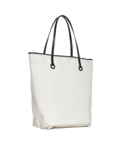 Shop Jw Anderson Tote In Natural/ Black