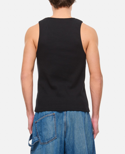 Shop Jw Anderson Anchor Embroidery Tank Top In Black