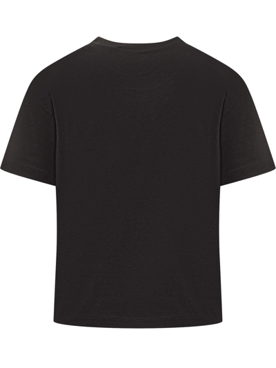 Shop Dsquared2 Boxy Fit T-shirt In Black