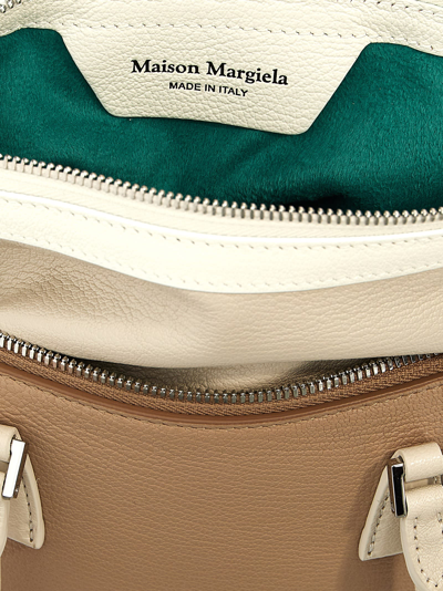 Shop Maison Margiela 5ac Classique Mini Handbag In White