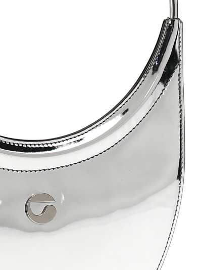 Shop Coperni Ring Swipe Bag Handbag In Silver