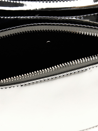 Shop Coperni Ring Swipe Bag Handbag In Silver