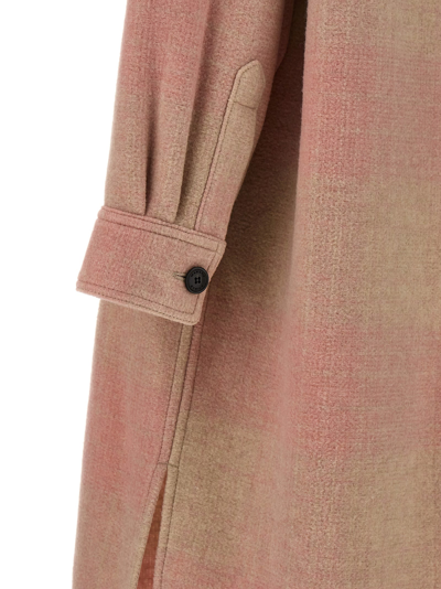 Shop Marant Etoile Fontizi Coat In Pink