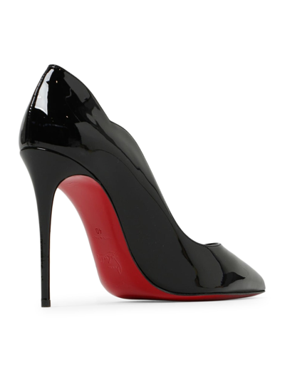 Shop Christian Louboutin Hot Chick 100 Patent In Black