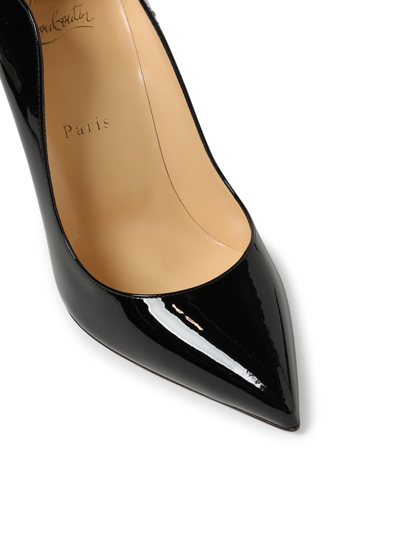 Shop Christian Louboutin Hot Chick 100 Patent In Black