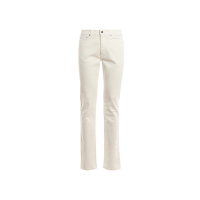 Shop Givenchy Cotton Denim Jeans In White