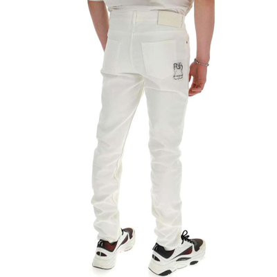 Shop Givenchy Cotton Denim Jeans In White
