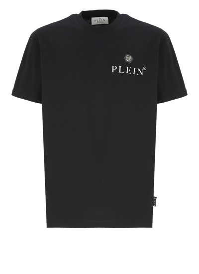 Shop Philipp Plein Ss Hexagon T-shirt In Black