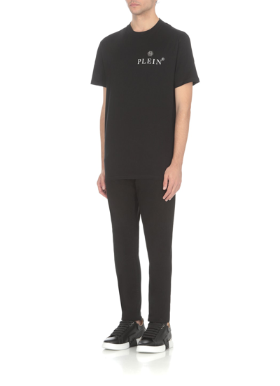 Shop Philipp Plein Ss Hexagon T-shirt In Black