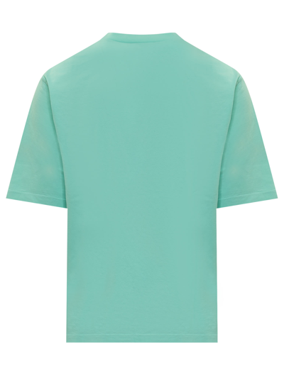 Shop Dsquared2 T-shirt With Logo In Pale Green