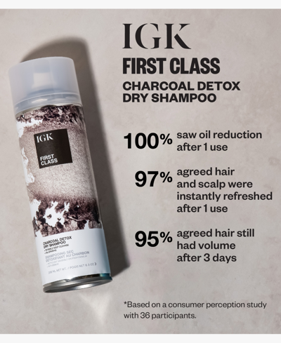 Igk Hair First Class Charcoal Detox Dry Shampoo In No Color