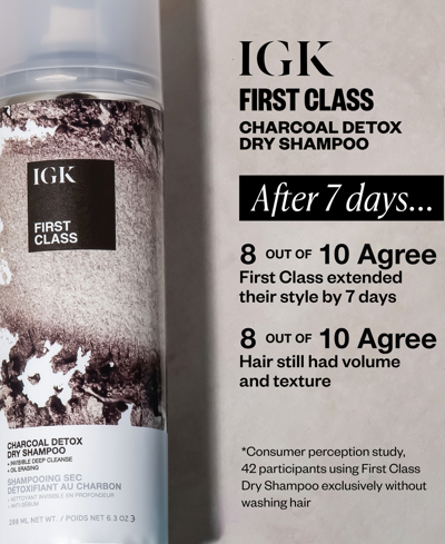 Igk Hair First Class Charcoal Detox Dry Shampoo In No Color