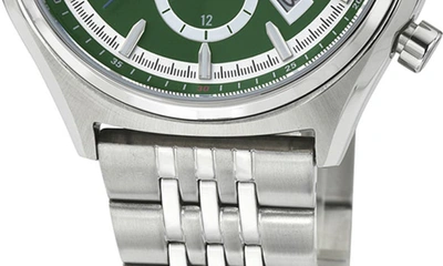 Porsamo Bleu Charlie Multifunction Bracelet Strap Watch, 45mm In Silver