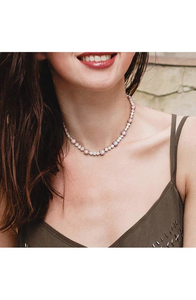 Delmar 7.5–8mm Multicolor Cultured Freshwater Pearl Necklace In Multicolor