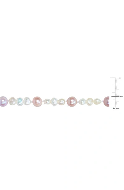 Delmar 7.5–8mm Multicolor Cultured Freshwater Pearl Necklace In Multicolor