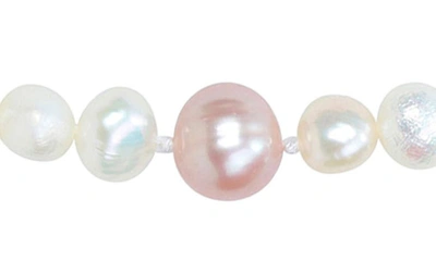 Delmar 7.5–8mm Multicolor Cultured Freshwater Pearl Necklace In Multicolor