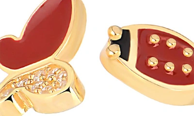 Gabi Rielle Lady Rouge Cz Bypass Ring In Gold