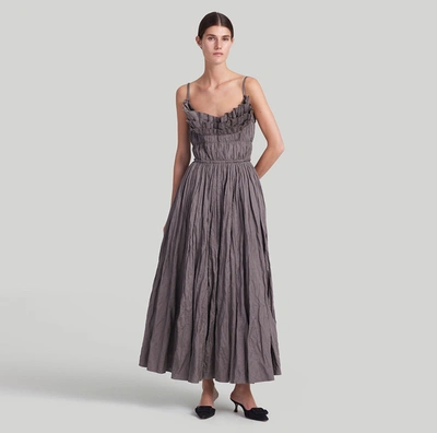 Shop Altuzarra 'brigitte' Dress In Truffle