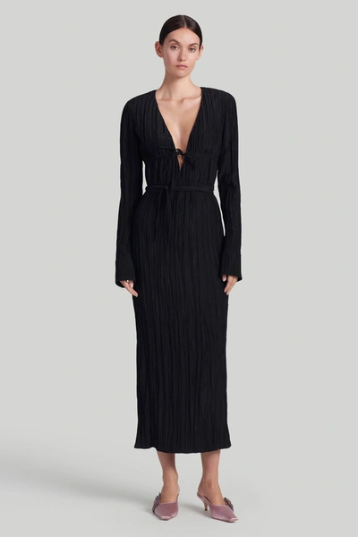 Shop Altuzarra 'carol' Dress In Black