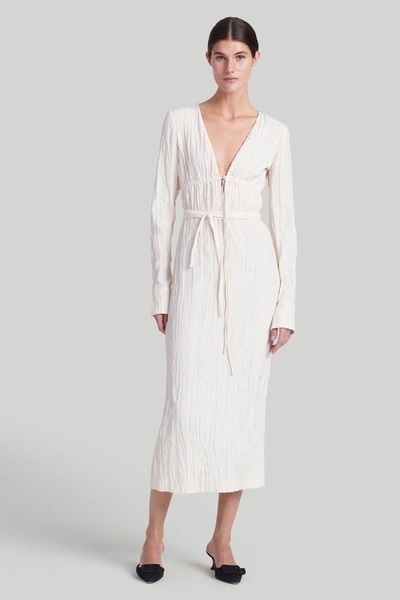 Shop Altuzarra 'carol' Dress In Sparrow