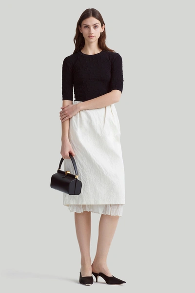 Shop Altuzarra 'fannie' Skirt In Ivory