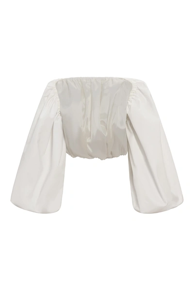 Shop Altuzarra 'momoko' Top In Optic White