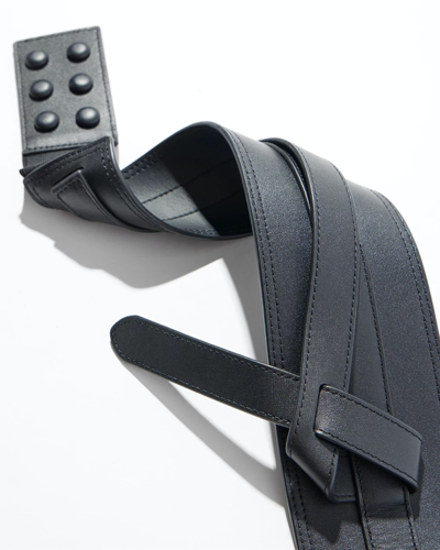 Shop White House Black Market Fixed Tie Snap Waist Belt In Black