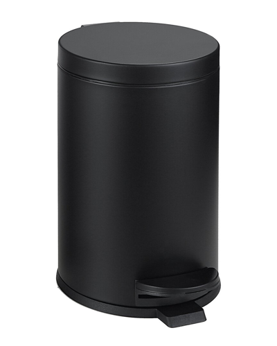 Shop Sunnypoint Round Trash Can In Black