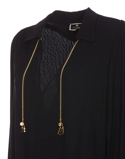Shop Elisabetta Franchi Shirts In Black