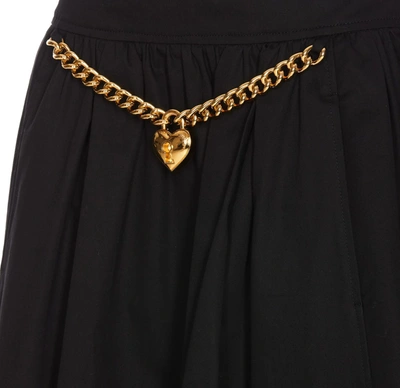 Shop Moschino Skirts In Black