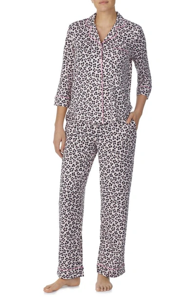 Shop Kate Spade Print Pajamas In Pink Leopard Print