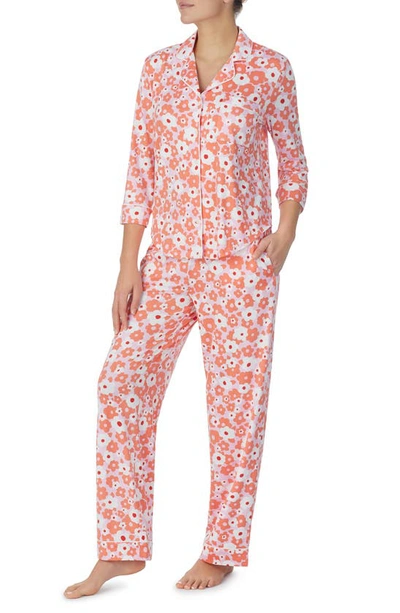 Shop Kate Spade Print Pajamas In Pink Flower Print